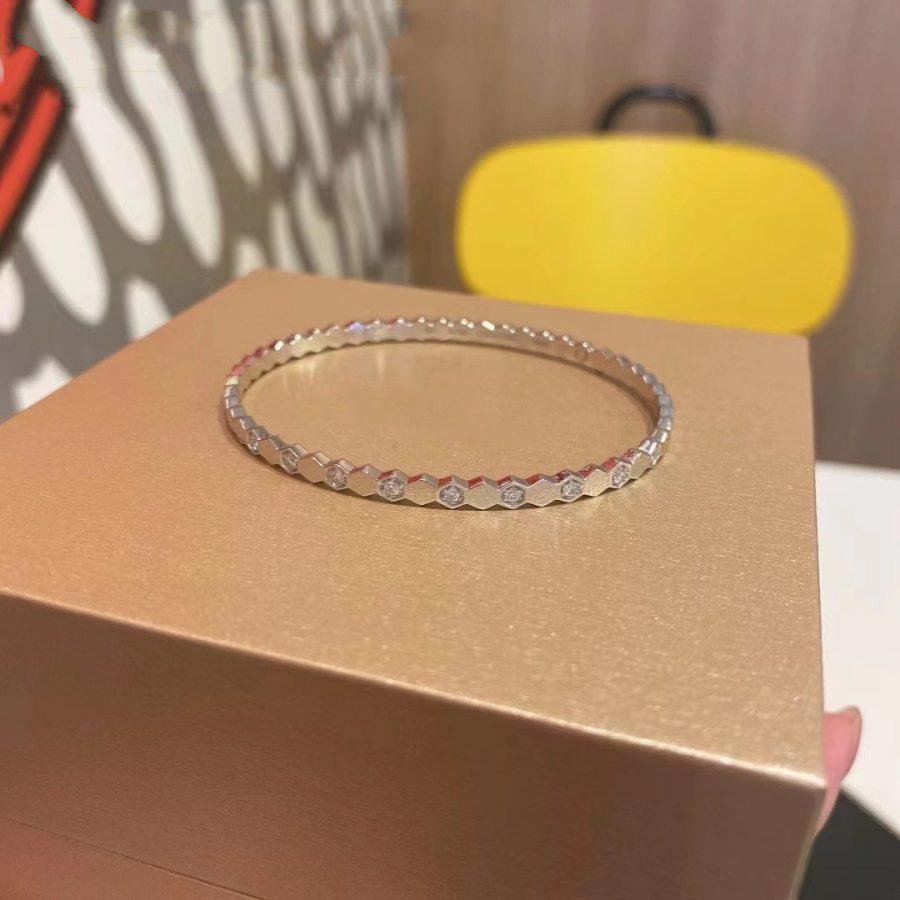 [Violet JW]BEE LOVE SILVER DIAMOND BRACELET