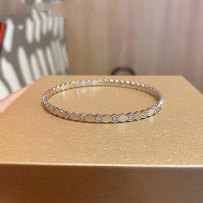 [Violet JW]BEE LOVE SILVER DIAMOND BRACELET