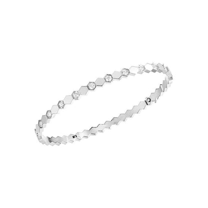 [Violet JW]BEE LOVE SILVER DIAMOND BRACELET