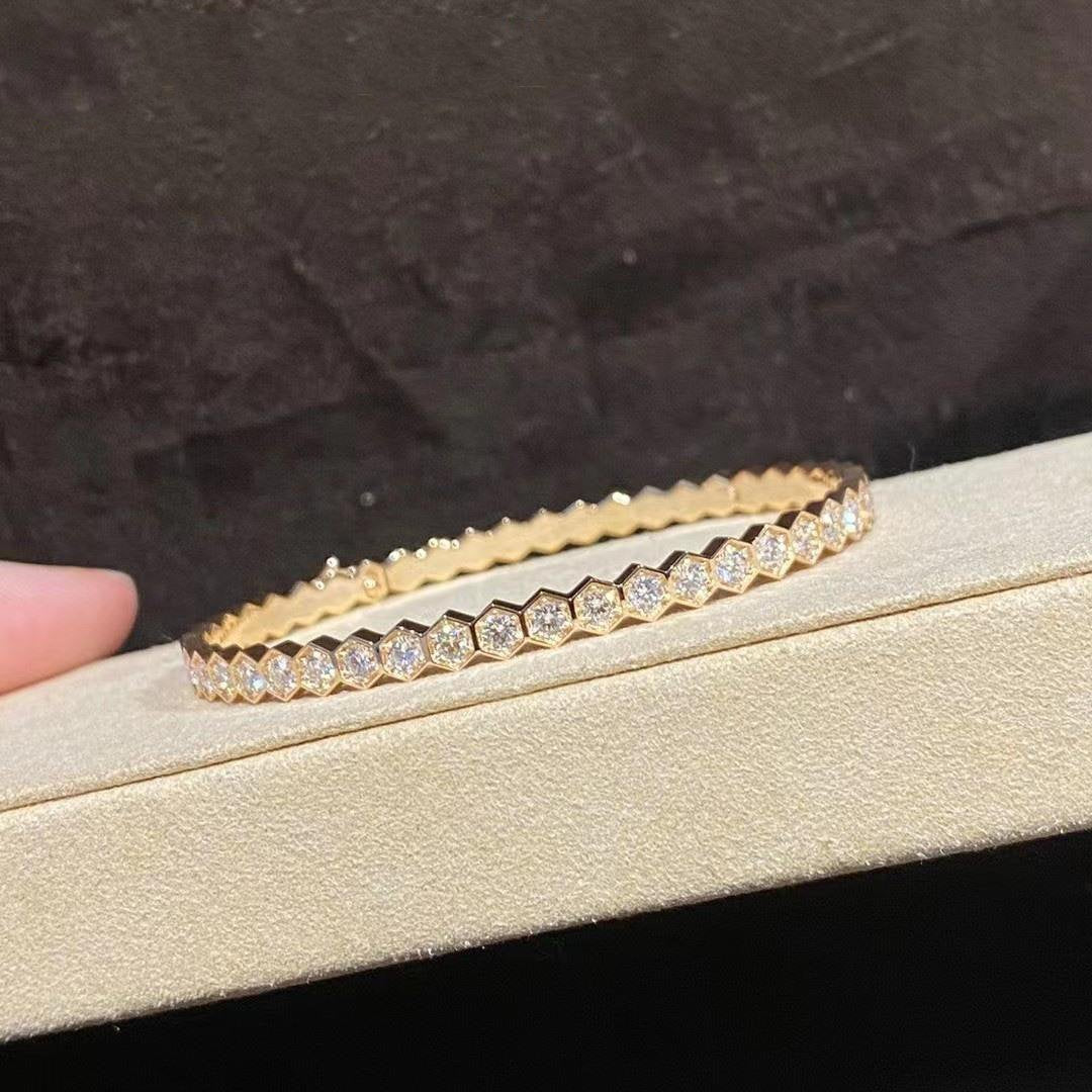 [Violet JW]BEE LOVE GOLD BRACELET FULL DIAMOND