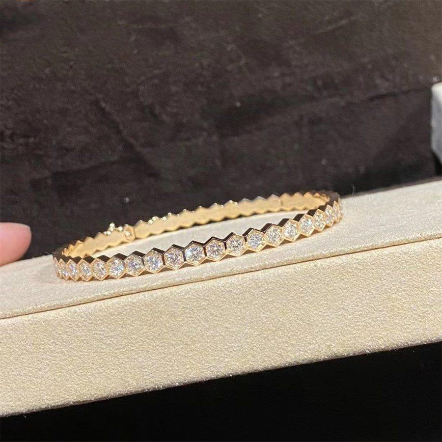 [Violet JW]BEE LOVE GOLD BRACELET FULL DIAMOND
