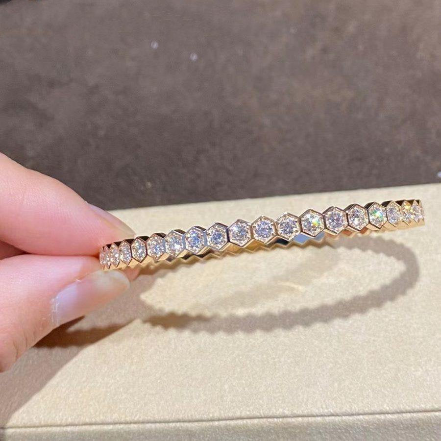 [Violet JW]BEE LOVE GOLD BRACELET FULL DIAMOND
