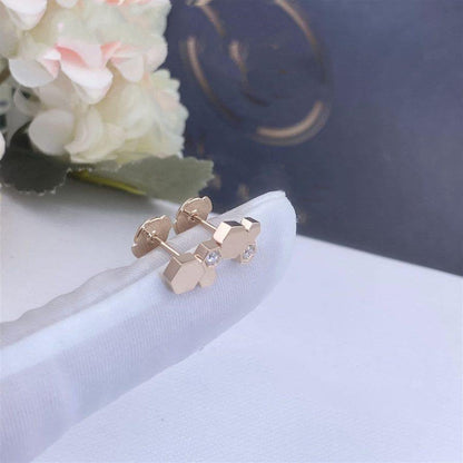 [Violet JW]BEE LOVE PINK GOLD DIAMOND EARRINGS