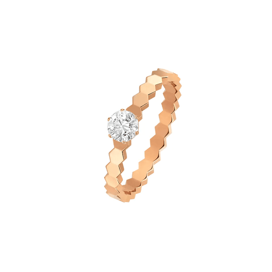 [Violet JW]BEE LOVE RING PINK GOLD 1 DIAMOND