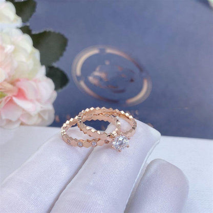 [Violet JW]BEE LOVE RING PINK GOLD DIAMOND
