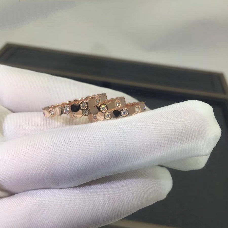 [Violet JW]BEE LOVE RING PINK GOLD DIAMOND