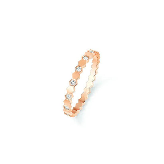 [Violet JW]BEE LOVE RING PINK GOLD DIAMOND