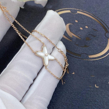 [Violet JW]JEUX BRACELET WHITE MOP PINK GOLD 1 DIAMOND