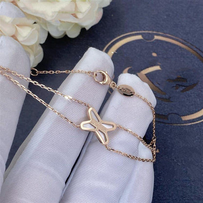 [Violet JW]JEUX BRACELET WHITE MOP PINK GOLD 1 DIAMOND