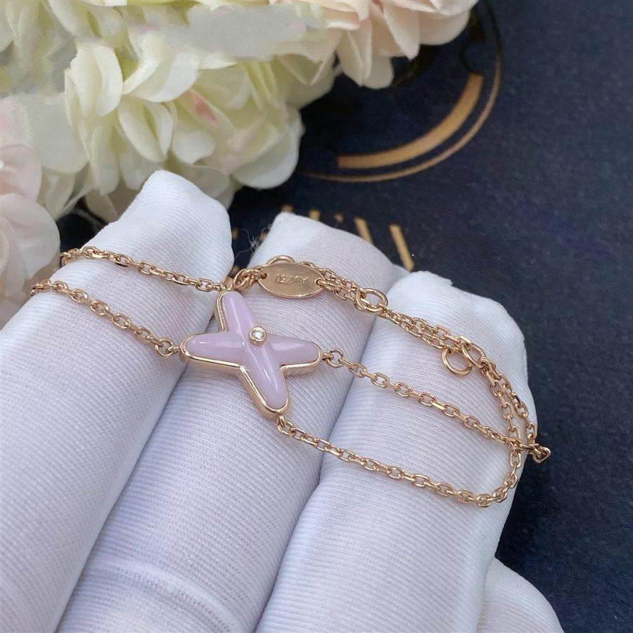 [Violet JW]JEUX BRACELET PINK MOP PINK GOLD 1 DIAMOND