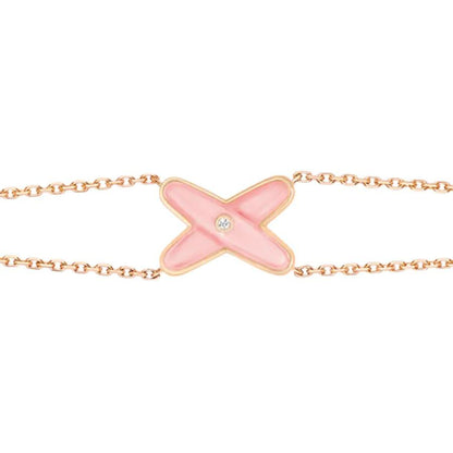 [Violet JW]JEUX BRACELET PINK MOP PINK GOLD 1 DIAMOND