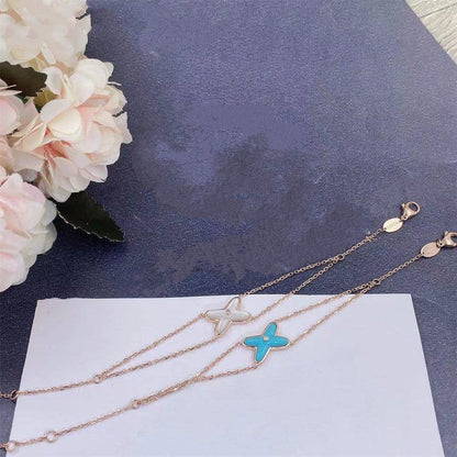 [Violet JW]JEUX BRACELET TURQUOISE PINK GOLD 1 DIAMOND