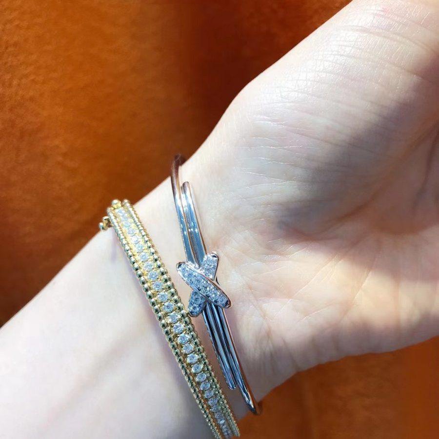 [Violet JW]JEUX DE BRACELET SILVER DIAMONDS