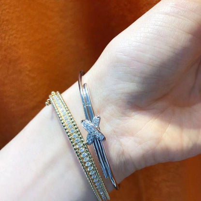 [Violet JW]JEUX DE BRACELET SILVER DIAMONDS