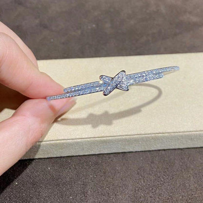 [Violet JW]JEUX DE BRACELET DIAMONDS SILVER