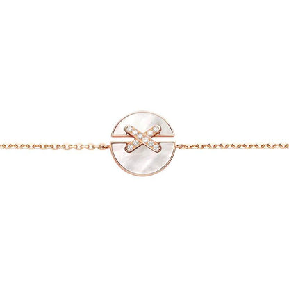 [Violet JW]JEUX DE BRACELET MOP PINK GOLD DIAMONDS