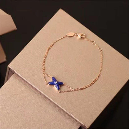 [Violet JW]JEUX BRACELET LAPIS PINK GOLD 1 DIAMOND