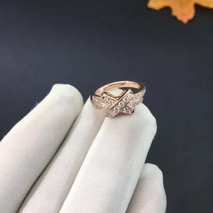 [Violet JW]JEUX DE RING PINK GOLD DIAMOND