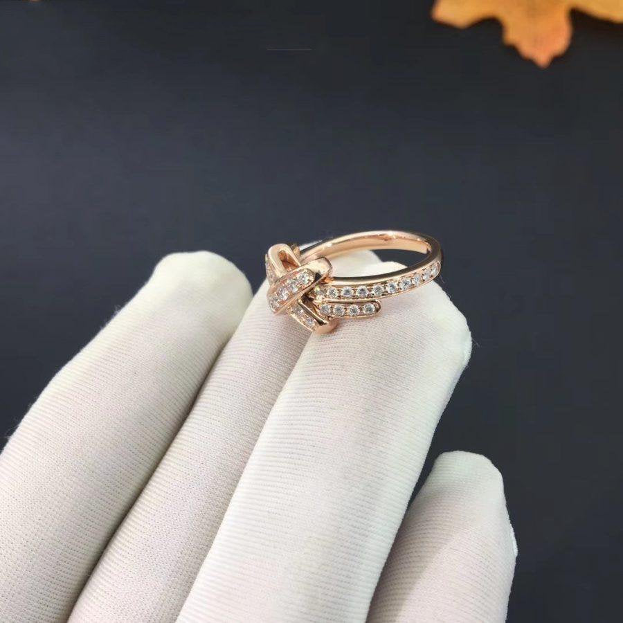 [Violet JW]JEUX DE RING PINK GOLD DIAMOND