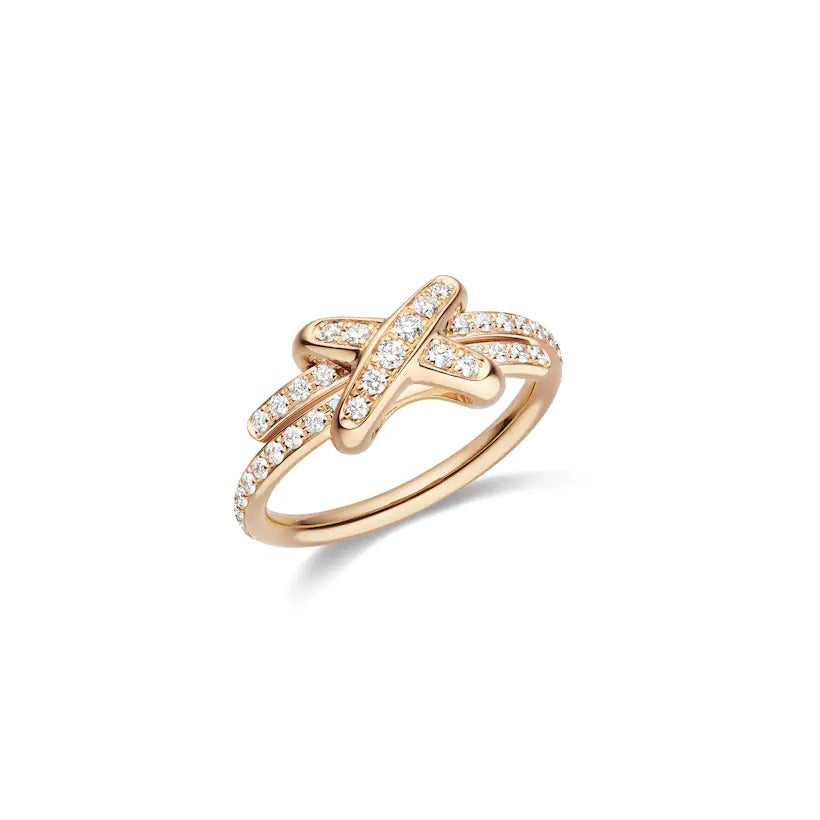 [Violet JW]JEUX DE RING PINK GOLD DIAMOND