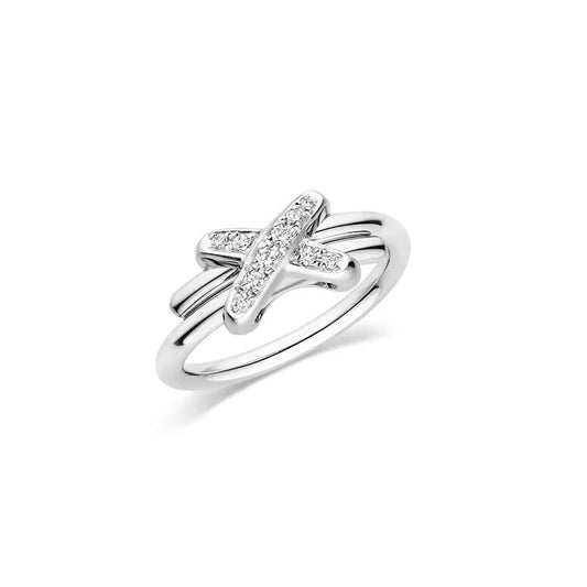 [Violet JW]JEUX DE SILVER DIAMOND RING