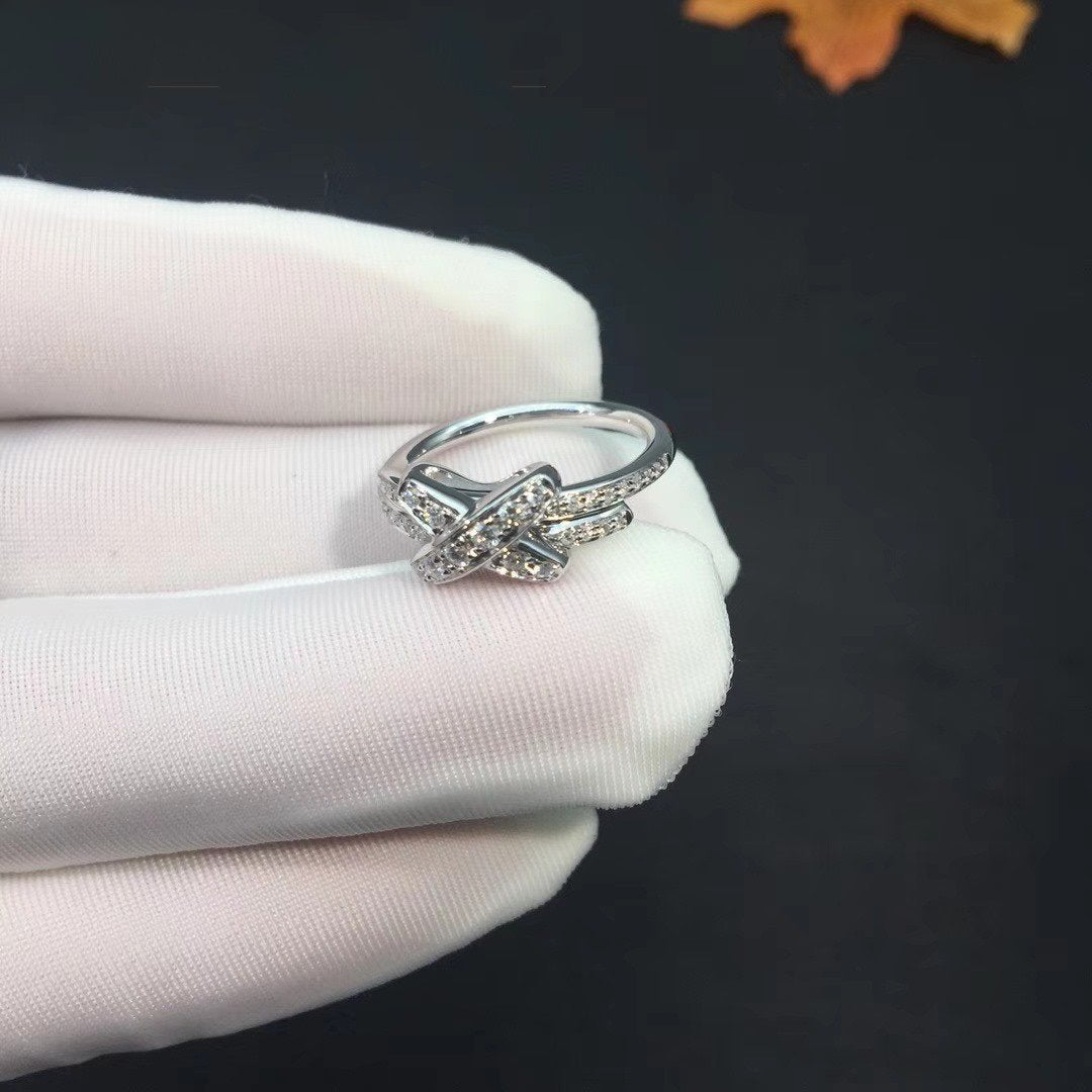 [Violet JW]JEUX DE SILVER DIAMOND RING