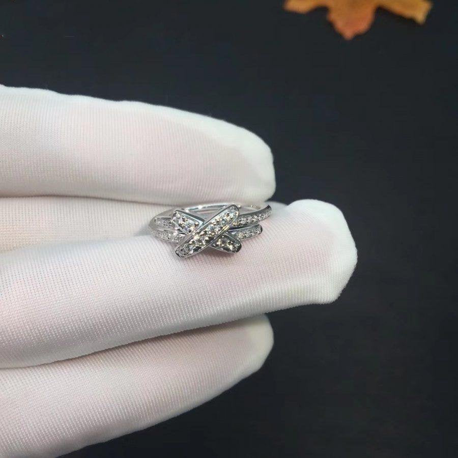 [Violet JW]JEUX DE SILVER DIAMOND RING