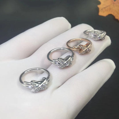 [Violet JW]JEUX DE SILVER DIAMOND RING