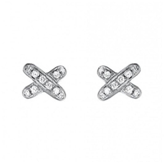 [Violet JW]JEUX DE DIAMOND EARRINGS