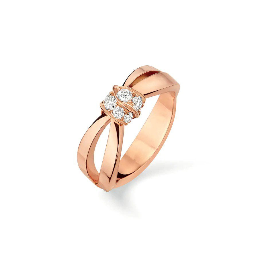 [Violet JW]LIENS RING PINK GOLD DIAMOND