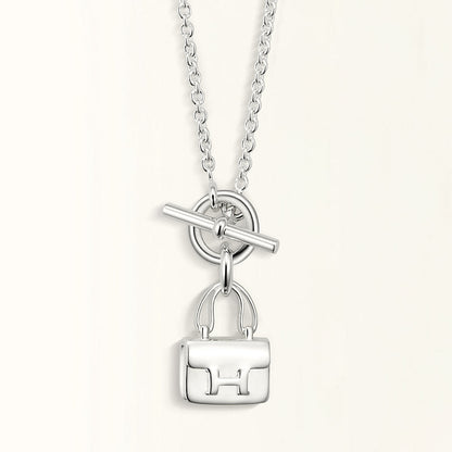[Violet JW]POP H PEDANT SILVER NECKLACE