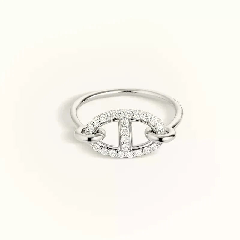 [Violet JW]RONDE SMALL SILVER DIAMOND RING