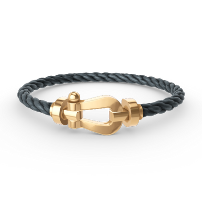 [Violet JW]FORCE LARGE HORSESHOE NO DIAMOND BRACELET GOLD