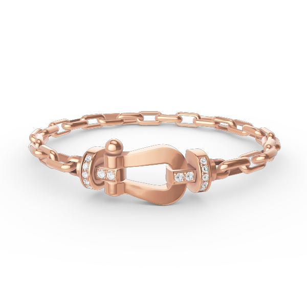[Violet JW]FORCE LARGE HORSESHOE CLASP  METAL BRACELET