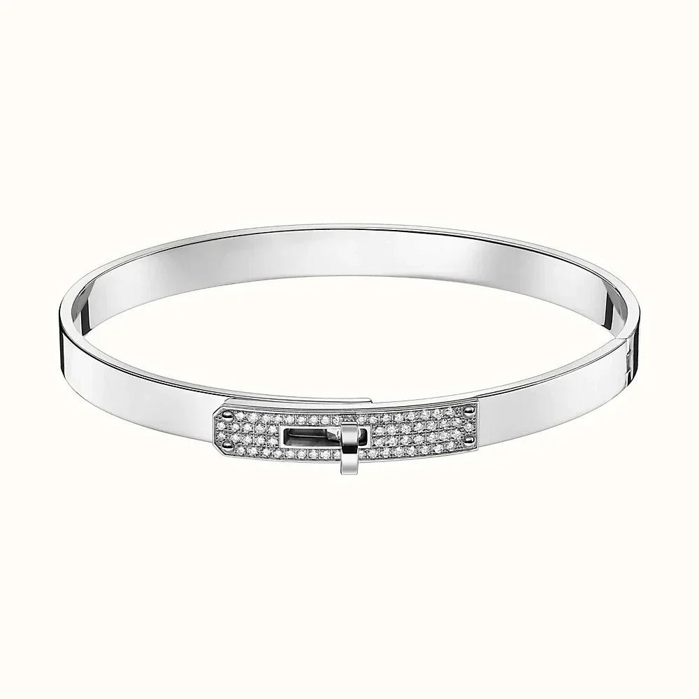 [Violet JW]KELLY SILVER DIAMOND BRACELET