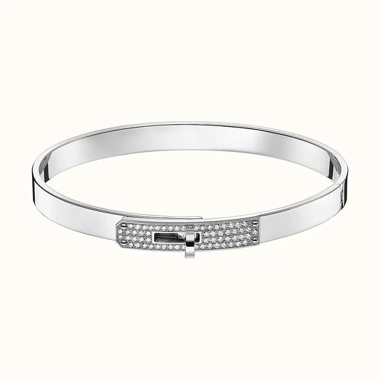 [Violet JW]KELLY SILVER DIAMOND BRACELET