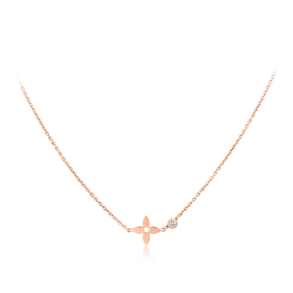 [Violet JW]BLOSSOM PENDANT PINK GOLD AND DIAMOND