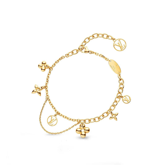 [Violet JW]BLOOMING PINK GOLD MOP BRACELET