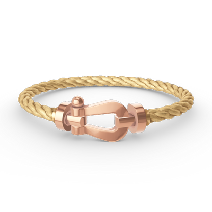 [Violet JW]FORCE LARGE HORSESHOE NO DIAMOND BRACELET ROSE GOLD