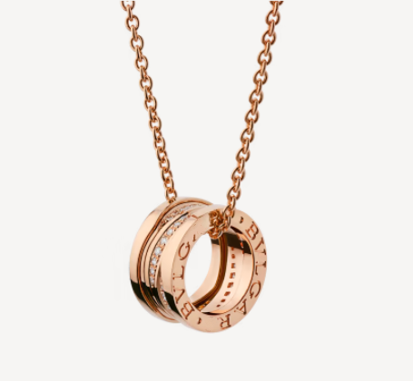 [Violet JW]ZERO 1 PINK GOLD DIAMOND NECKLACE