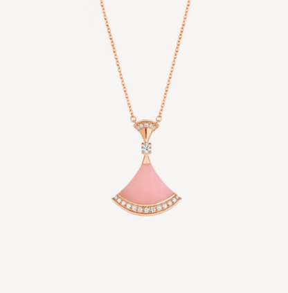 [Violet JW]DREAM NECKLACE PINK OPAL