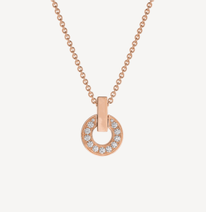 [Violet JW]GARI NECKLACE PINK GOLD DIAMOND