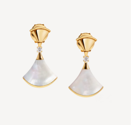 [Violet JW]DREAM MOP 1 DIAMOND EARRINGS