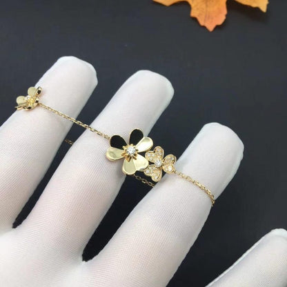 [Violet JW]FRIVOLE GOLD 5 FLOWERS BRACELET
