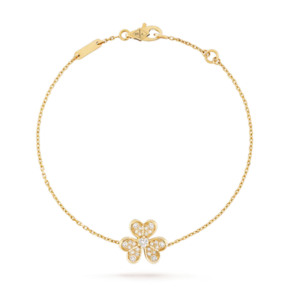 [Violet JW]FRIVOLE GOLD FLOWER DIAMOND BRACELET