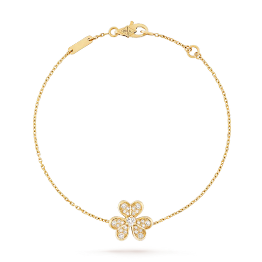 [Violet JW]FRIVOLE GOLD FLOWER DIAMOND BRACELET