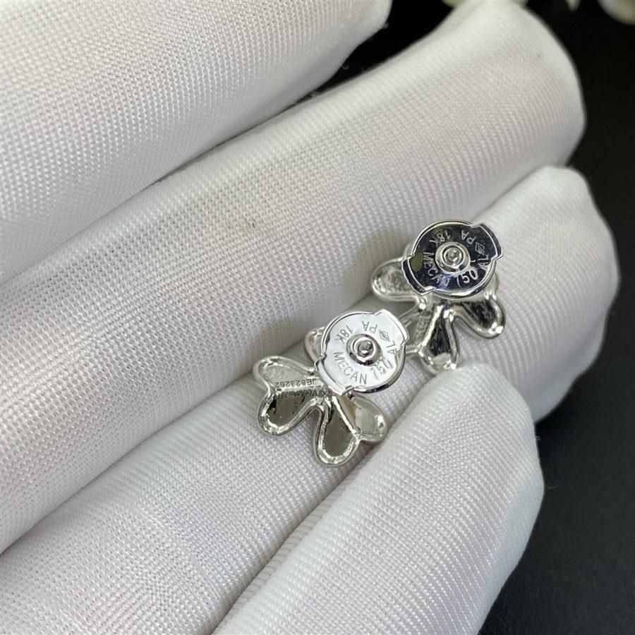 [Violet JW]FRIVOLE MINI SILVER FLOWER EARRINGS