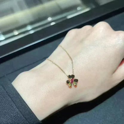 [Violet JW]FRIVOLE GOLD FLOWER NECKLACE