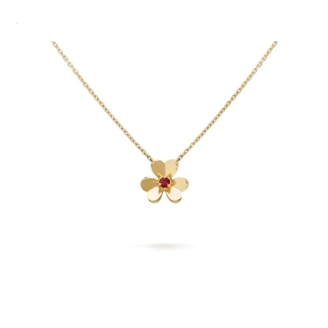 [Violet JW]FRIVOLE GOLD FLOWER NECKLACE