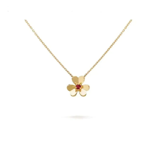 [Violet JW]FRIVOLE GOLD FLOWER NECKLACE